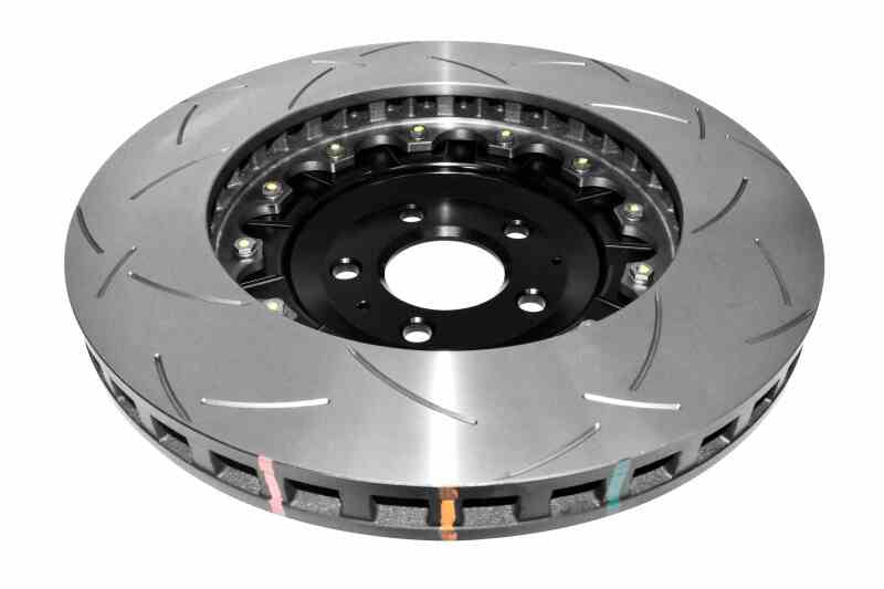 DBA 07-11 Audi S6 Front 5000 Series Slotted Rotor w/Black Hat - DBA52778BLKS