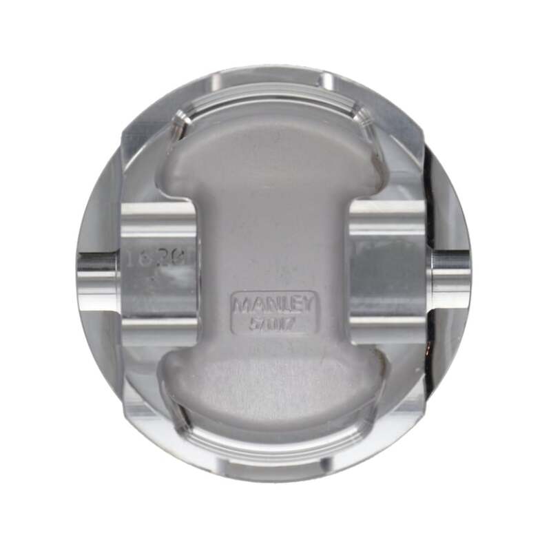 Manley 03-06 Evo VII/IX 4G63T 86.5mm +1.5mm Oversize Bore 10.0/10.5:1 Dish Piston Set with Rings - 618215C-4