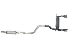 Load image into Gallery viewer, aFe Rebel Series 2.5in 409 SS Cat-Back Exhaust System w/ Black Tips Jeep Wrangler (JL) 2018 V6 3.6L - 49-48066-B