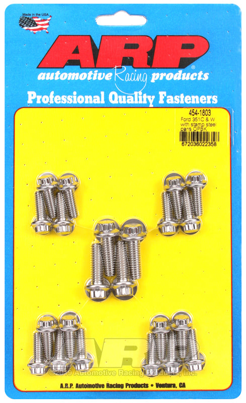 ARP Ford SS 12pt 351C and W Oil Pan Bolt Kit - 454-1803