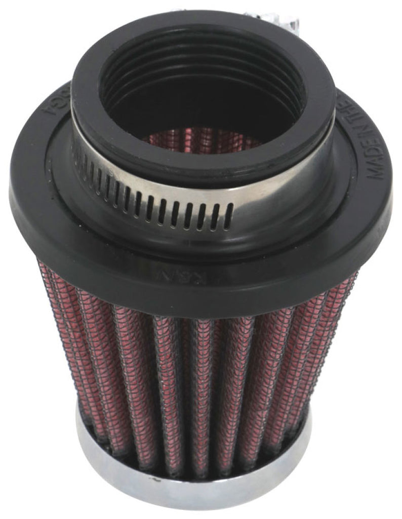 K&N Universal Round Tapered Chrome Filter 1.563in Flange ID x 3in Base OD x 2in Top OD x 3in H - RC-2310