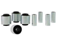 Load image into Gallery viewer, Whiteline Plus 9/89-8/09 Subaru Legacy Rear Control Arm Lower Front Inner &amp; Outer Bushing Kit - W63393