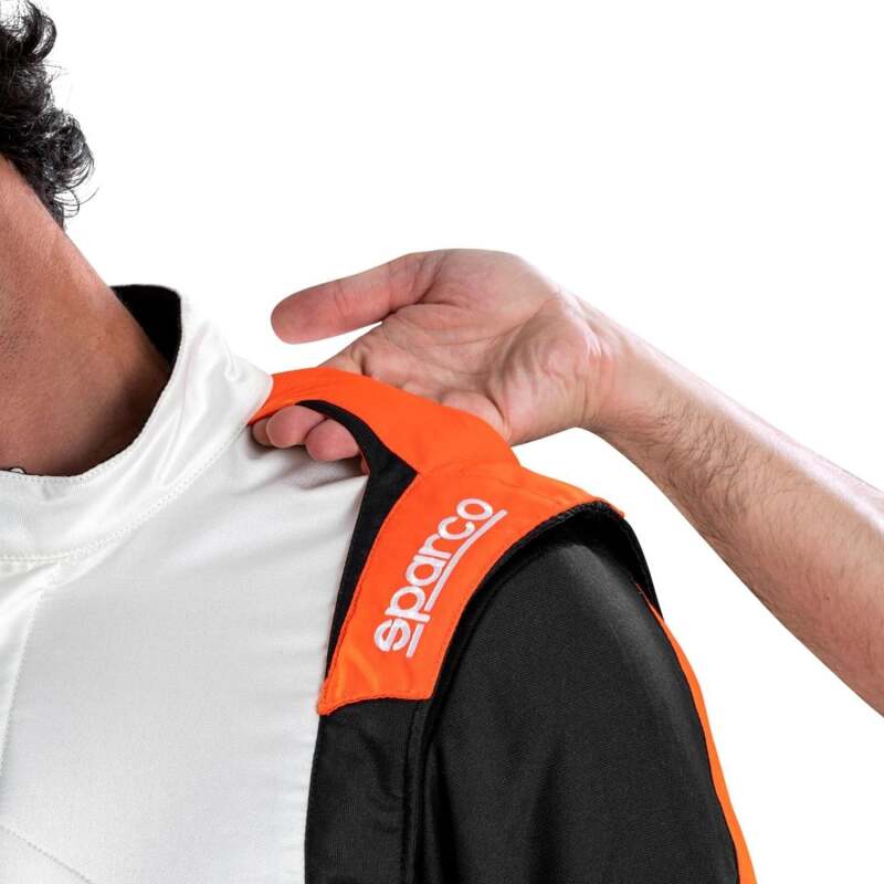 Sparco Suit Competition 60 White/Orange - 00114460BNAF