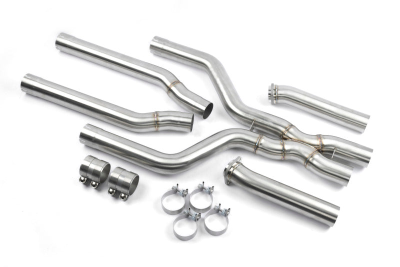 Dinan 24-26 BMW X5 M LCI/X6 M LCI (F95/F96) High Flow X-Pipe Exhaust - 3.25in - Stainless Steel - D660-0103