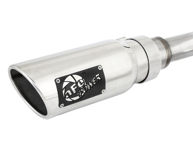 aFe MACHForce XP DPF-Back Exhaust 2.5in SS with Polished Tips 2014 Dodge Ram 1500 V6 3.0L EcoDiesel - 49-42041-P