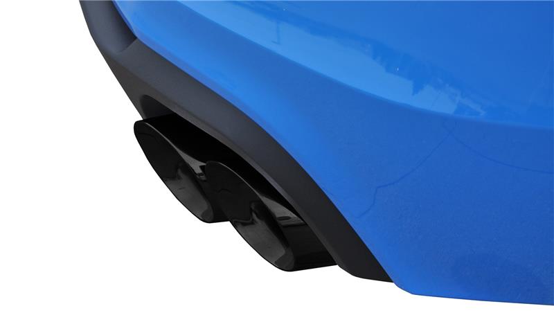 Corsa 2013-2014 Ford Mustang Shelby GT500 5.8L V8 Black Sport Axle-Back Exhaust - 14321BLK