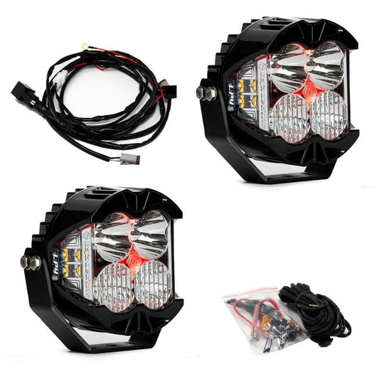 Baja Designs LP4 Pro Driving/Combo LED - Red Backlight (Pair) - 297814