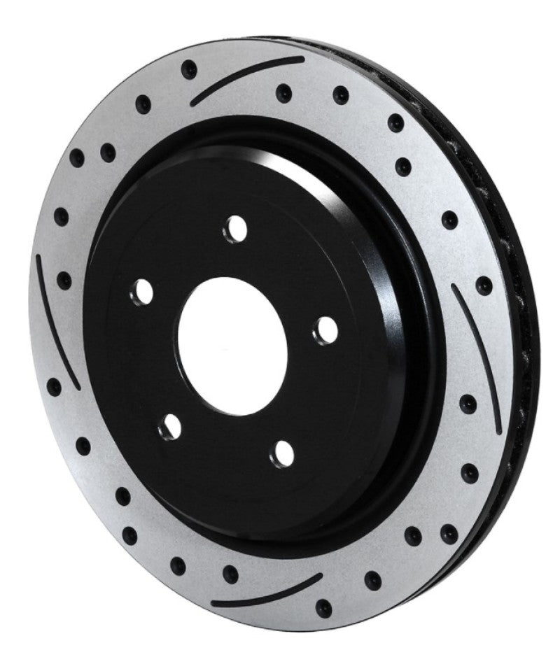 Wilwood Rotor-Rear-SRP-C5/C6 Vette-LH-BLK 12.00 x 1.03 - 5 x 4.75in - 160-14041-BK
