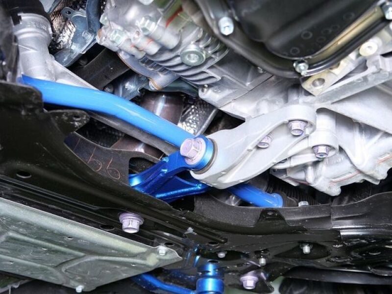 Cusco Engine Pitching Stopper w/ HD Rubber Bushing Steel Construction Blue 2023+ Toyota GR Corolla - 1C7 911 PS