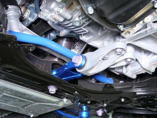 Cusco Engine Pitching Stopper w/ HD Rubber Bushing Steel Construction Blue 2023+ Toyota GR Corolla - 1C7 911 PS
