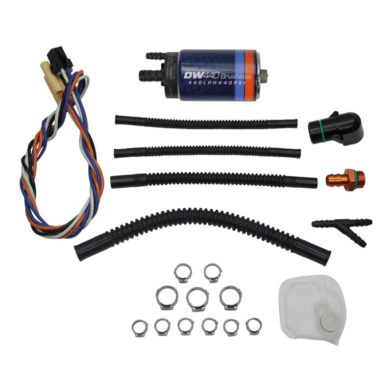 DeatschWerks 2020+ Toyota Supra (A90) DW440 Brushless 440lph In-Tank Fuel Pump w/ Install Kit - 9-442-0901