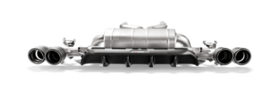 Akrapovic 18+ BMW M5 (F90) Rear Carbon Fiber Diffuser - Matte w/Red Akrapovic Logo - DI-BM/CA/5/M/RS