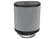 Load image into Gallery viewer, aFe Magnum FLOW Pro DRY S Universal Air Filter 3.5in Flange 5.75x5in Base 6x2.75in Top 6.5in Height - 21-90096