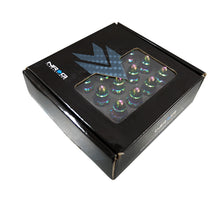 Load image into Gallery viewer, NRG 500 Series M12 X 1.5 Bullet Shape Steel Lug Nut Set - 21 Pc w/Lock Key - Neochrome - LN-LS500MC-21