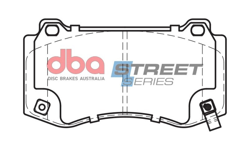 DBA 05-23 Chrysler 300 C SRT8 Front Street Series Brake Pads - DB2259SS