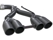 Load image into Gallery viewer, aFe Rebel Series 2.5in. 304 SS C/B Exhaust System 2018 Jeep Wrangler (JL) V6-3.6L - Black Tip - 49-38071-B