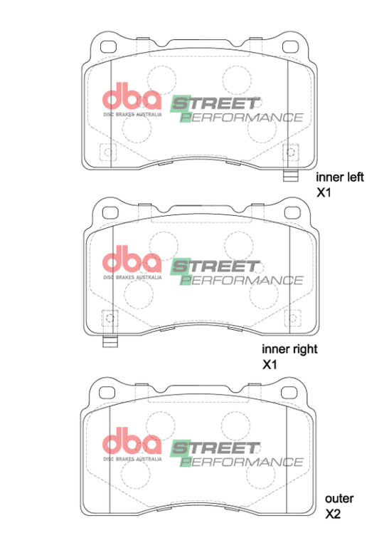 DBA 2022+ Honda Civic Type-R (FL5) SP Performance Front Brake Pads - DB1695SP