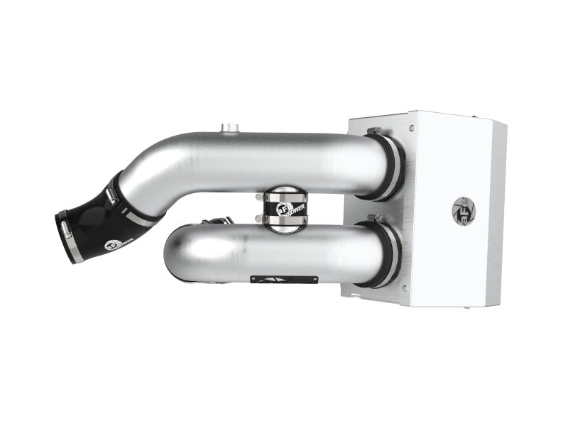 aFe Rapid Induction Pro 5R Cold Air Intake System Brushed 21-22 Ford F-150 Raptor V6-3.5L (tt) - 52-10015RH