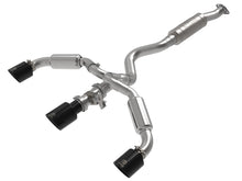 Load image into Gallery viewer, aFe 23-24 Toyota GR Corolla L3 1.6L (t) Gemini XV 3in to 2-1/2in Cat Back Exhaust w/ Black Tips - 49-36070-B