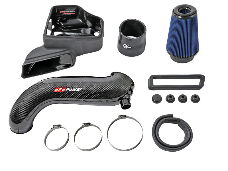 aFe 15-19 VW Golf R (MKVII) L4-2.0L (t) Track Series Carbon Fiber Intake System w/ Pro 5R Filter - 57-10016R