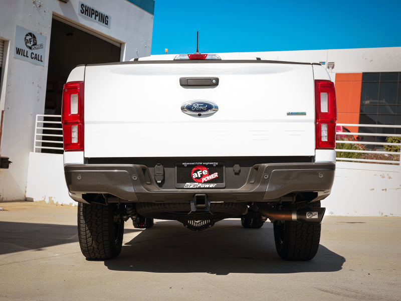 aFe Apollo GT Series 3in 409 SS Axle-Back Exhaust 2019 Ford Ranger 2.3L w/ Black Tips - 49-43114-B