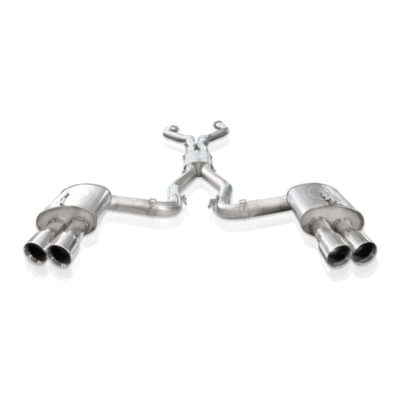 Stainless Works 2008-09 Pontiac G8 GT 3in Catback System X-Pipe Turbo Chambered Muffler 3.5in Tips - PG8CBFC