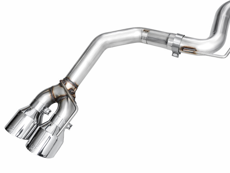 AWE 2024 Ford Mustang Dark Horse S650 RWD Track Edition Cat-Back Exhaust w/ Quad Chrome Silver Tips - 3020-42375