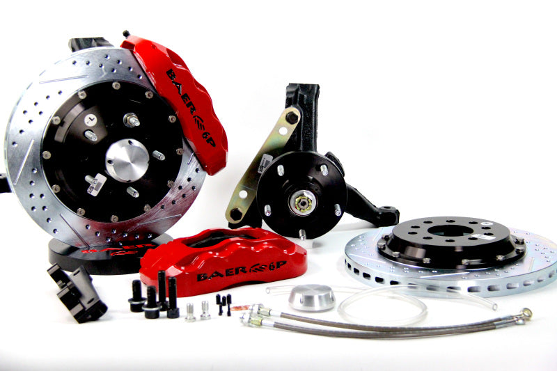 Baer Brakes 71-76 Buick LeSabre STD Studs 13in Pro+ Front SDZ Brake Kit - Silver - 4301364S