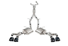 Load image into Gallery viewer, Corsa 2022-2025 Cadillac CT5-V Blackwing 3in. Cat-Back w/ Act. Exh. Dbl. X-Pipe Twin 4.5in. Tips - 21320BLK