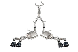 Corsa 2022-2025 Cadillac CT5-V Blackwing 3in. Cat-Back w/ Act. Exh. Dbl. X-Pipe Twin 4.5in. Tips - 21320BLK
