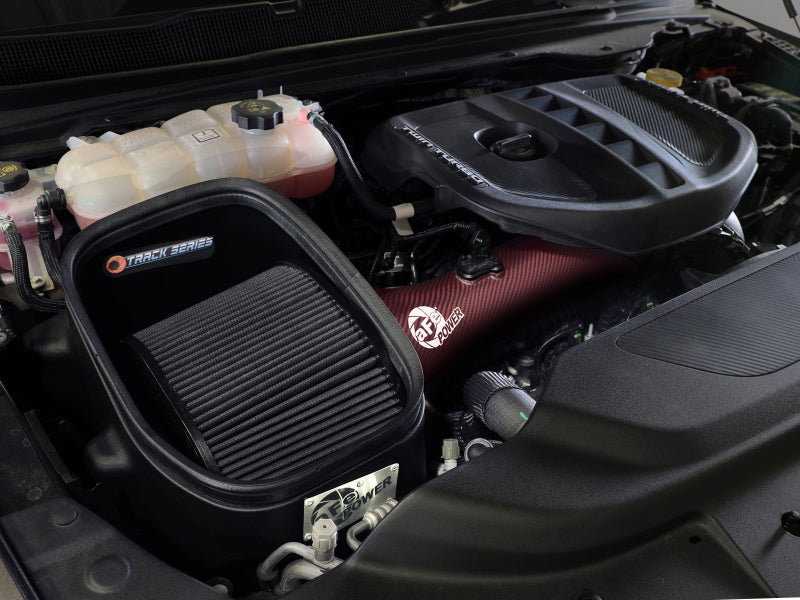 aFe 2025+ Dodge Ram 1500 RHO Track Series Red Kevlar Cold Air Intake System w/ Blk Pro 5R Filter - 57-10032KR