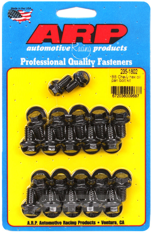 ARP BB Chevy Hex Oil Pan Bolt Kit - 235-1802