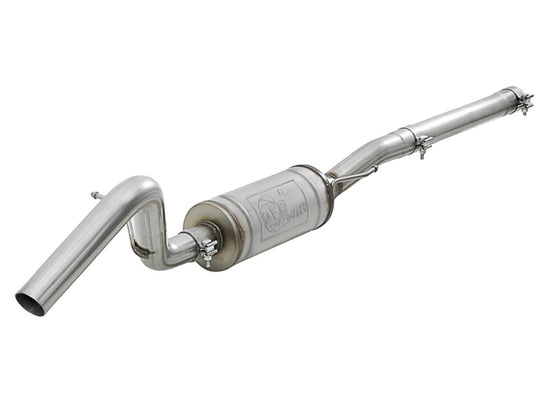 aFe MACH Force-Xp 2.5in 409 SS Mid-Pipe w/ Muffler 2007+ Jeep Wrangler (JK) V6 3.6L/3.8L - 49-48063