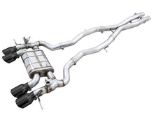 Load image into Gallery viewer, AWE Tuning SwitchPath Cat-Back Exhaust for BMW G8X M3/M4 - Diamond Black Tips - 3025-42480