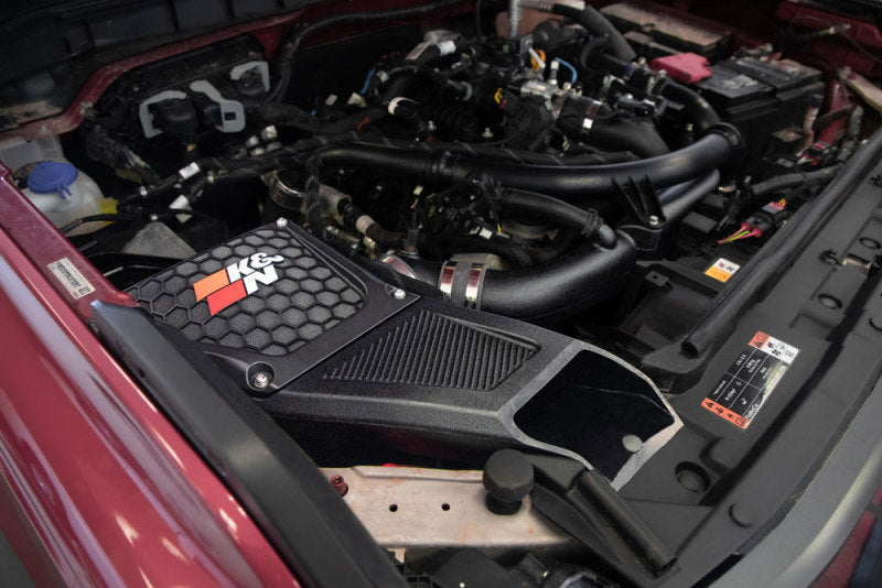 K&N 21-23 Ford Bronco 2.7L V6 F/I DRYFLOW Performance Air Intake System - 30-2619
