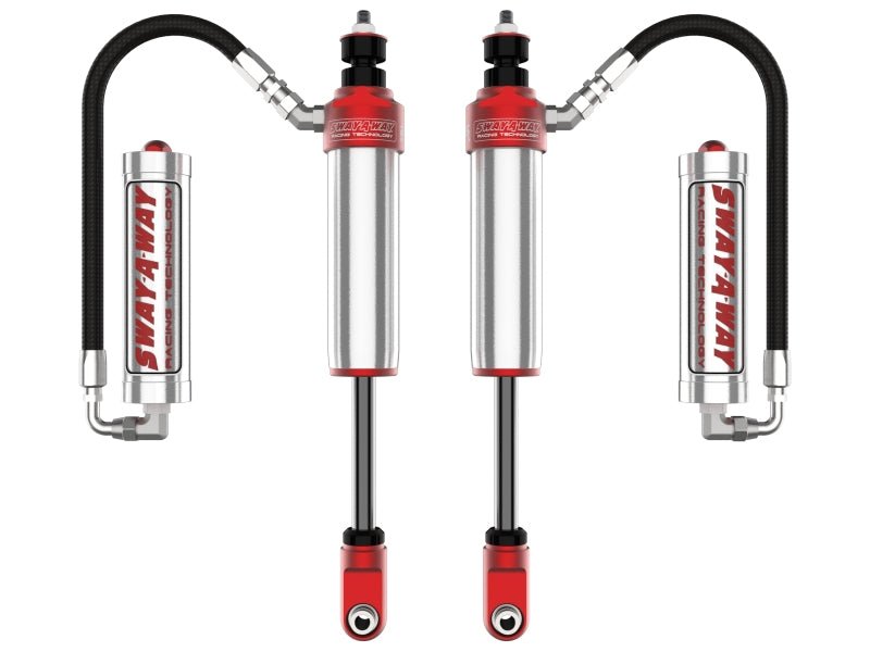 aFe Sway-A-Way 2.5 Front Shock Kit w/Remote Reservoirs for 0-1.5 IN Lifts Ford F-250/F-350 17-24 4WD - 301-5600-14