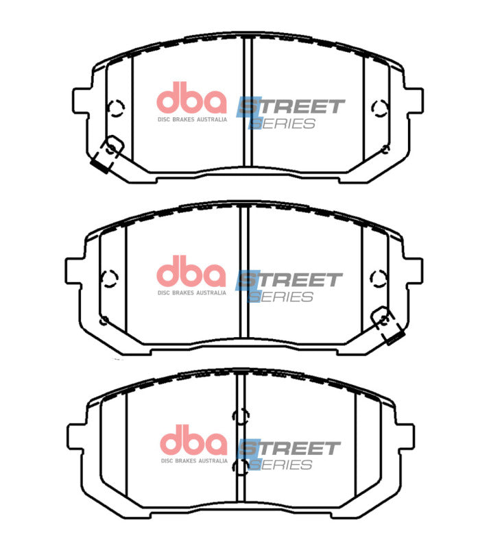 DBA 18-20 Hyundai Elantra GT (w/280mm Front Rotor/EPB / Excl Sport) Front Street Series Brake Pads - DB15138SS