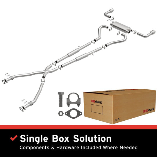 BRExhaust 14-22 Infiniti Q50 Exhaust Kit - 106-0819