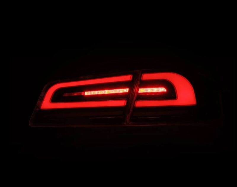 AlphaRex 12-21 Tesla Model S LUXX-Series LED Tail Lights - Black - 601120