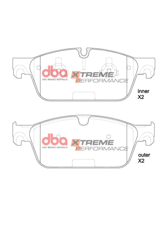 DBA 15-20 Chevrolet Suburban (Excl 6 Piston BBK)Front XP Performance Brake Pads - DB15261XP