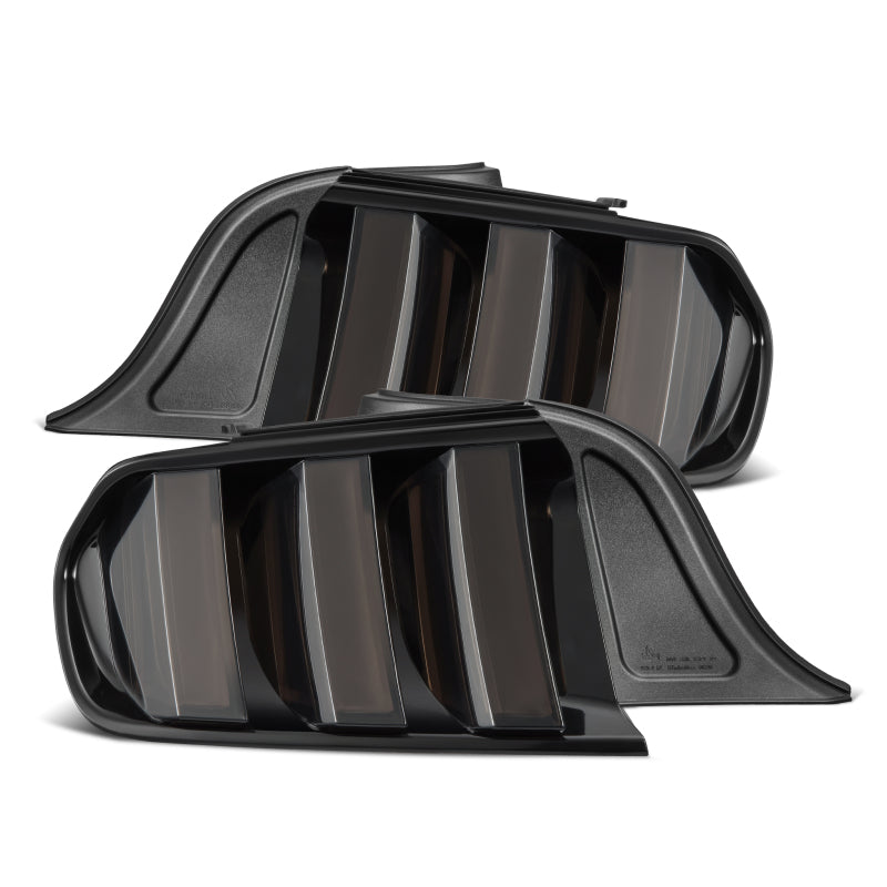 AlphaRex 15-23 Ford Mustang NOVA-Series Prismatic LED Tail Lights Alpha-Black - 655010