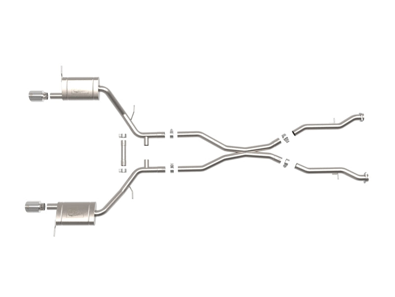 aFe 11-21 Dodge Durango V6-3.6L/V8-5.7L MACH Force-Xp 304 SS Cat-Back Exhaust System w/ Polished Tip - 49-32086-P