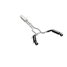 Load image into Gallery viewer, MagnaFlow Cat-Back 15-16 Land Rover Ranger Rover V6 SS 2.5in Dual Split Rear Exit 4.5in Black Tips - 19123