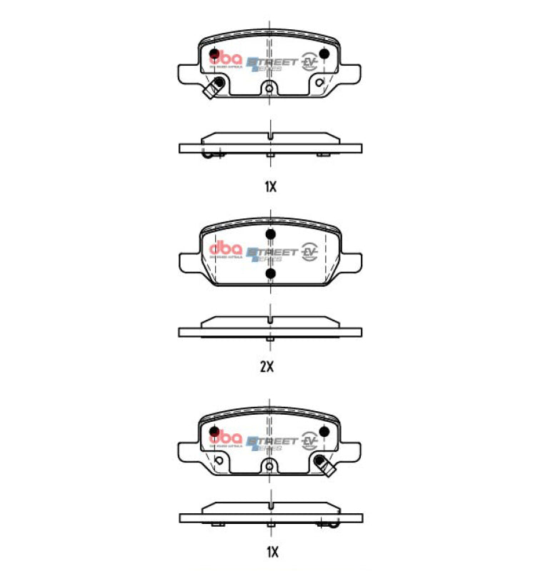 DBA 17-23 Tesla 3 Rear SSEV Street Series Brake Pads - DB15159SSEV