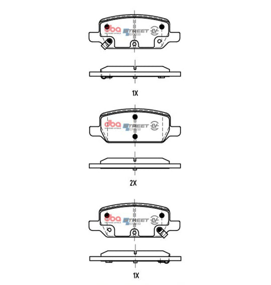 DBA 17-23 Tesla 3 Rear SSEV Street Series Brake Pads - DB15159SSEV