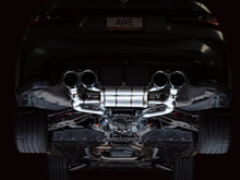 Load image into Gallery viewer, AWE Tuning SwitchPath Cat-Back Exhaust for BMW G8X M3/M4 - Chrome Silver Tips - 3025-43480