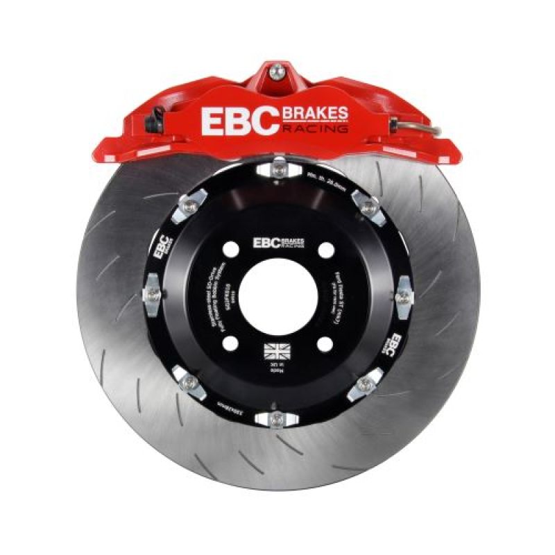 EBC Racing 92-00 BMW M3 (E36) Red Apollo-4 Calipers 330mm Rotors Front Big Brake Kit - BBK003RED-1