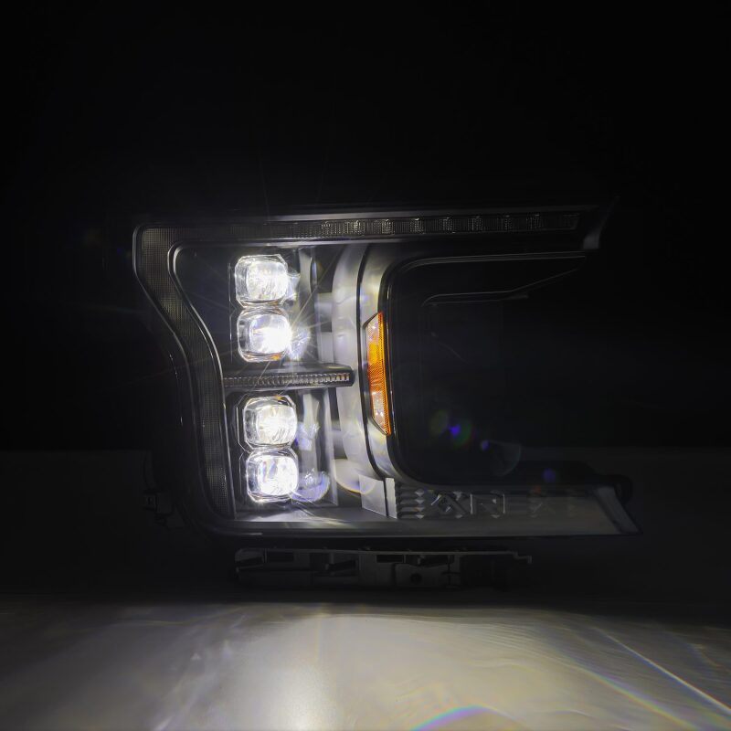 AlphaRex 18-20 Ford F-150 NOVA LED Proj Headlight  Blk (14th Gen G2 Style) - 880248