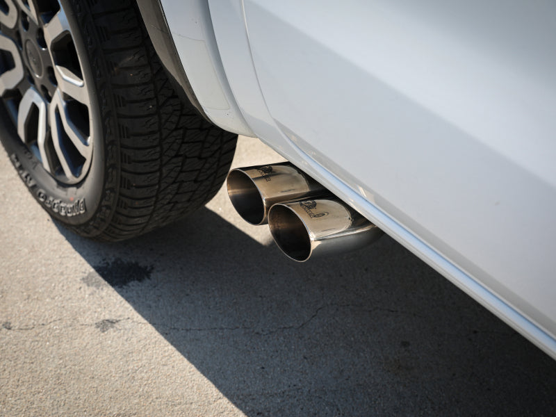 aFe Rebel Series 3in Cat-Back Exhaust Side Exit w/ Polished Tips 19-20 Ford Ranger L4-2.3L (t) - 49-33119-P