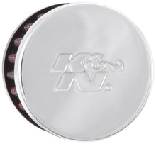 Load image into Gallery viewer, K&amp;N Clamp On Rubber Base Crankcase Vent Filter 0.5in Flange ID 2in OD 1.5in Height - 62-1330